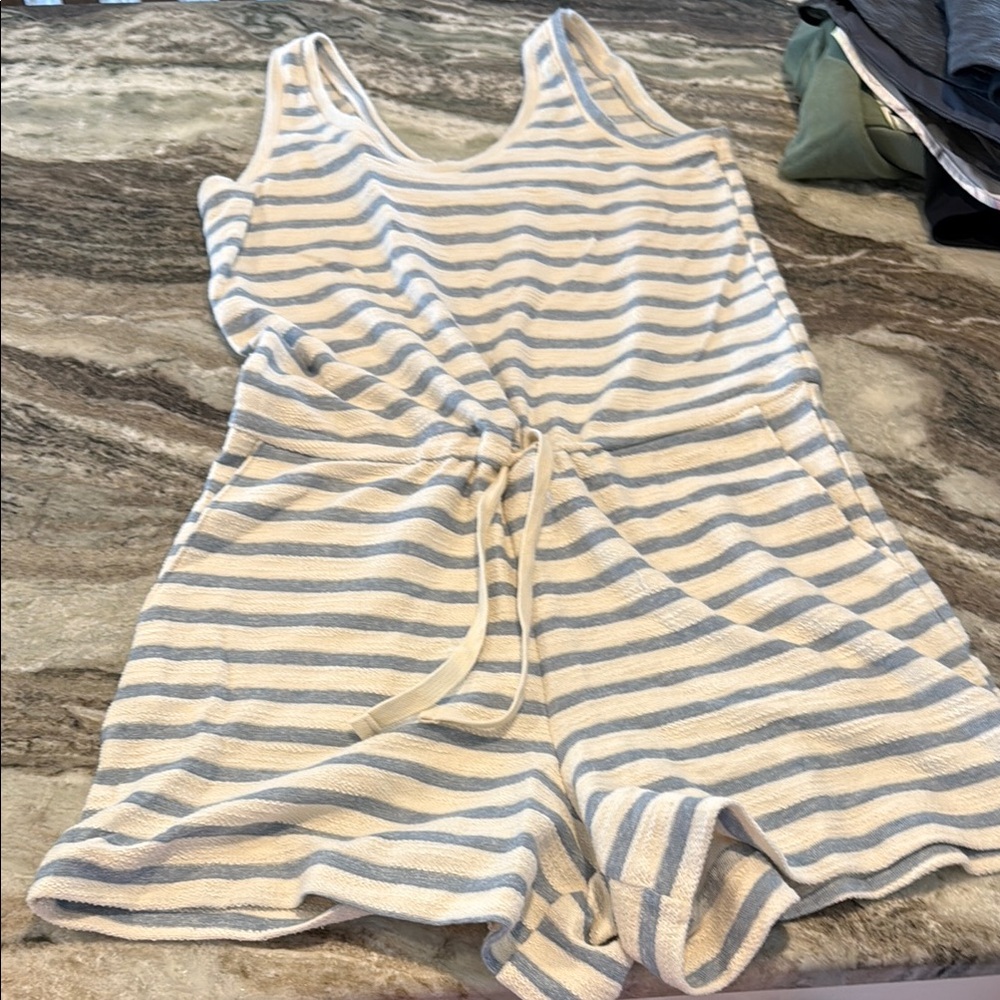 Old Navy Striped Sleeveless Romper